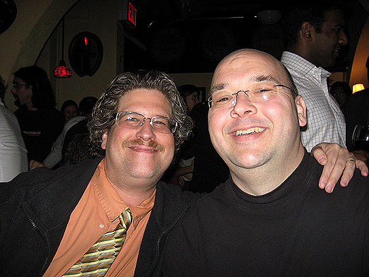 Dan & Robert in the castle, February, 2009
