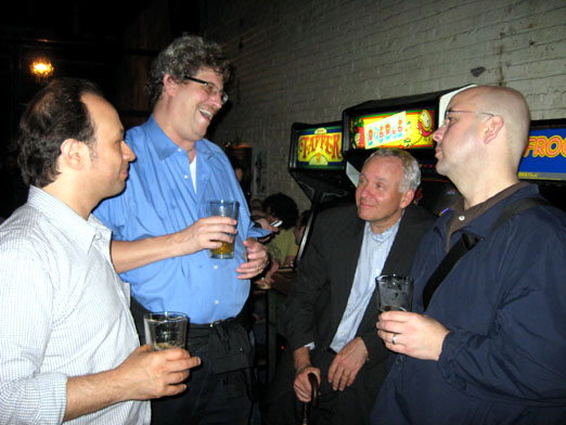 David, Dan, Wally & Robert in Video Game Heaven