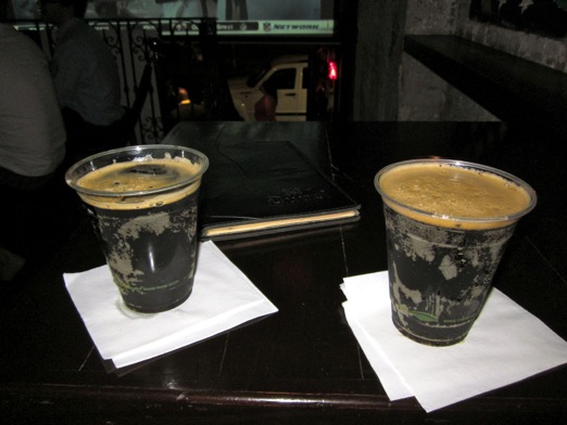 Draft porter in a plastic cup—Seriously, Amity?