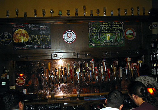 Half of the taps at The Ginger Man